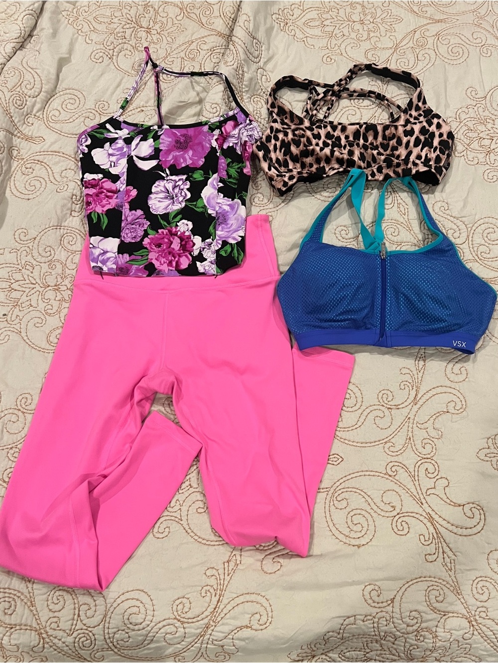 Victoria’s Secret workout pants, tops and sports bras